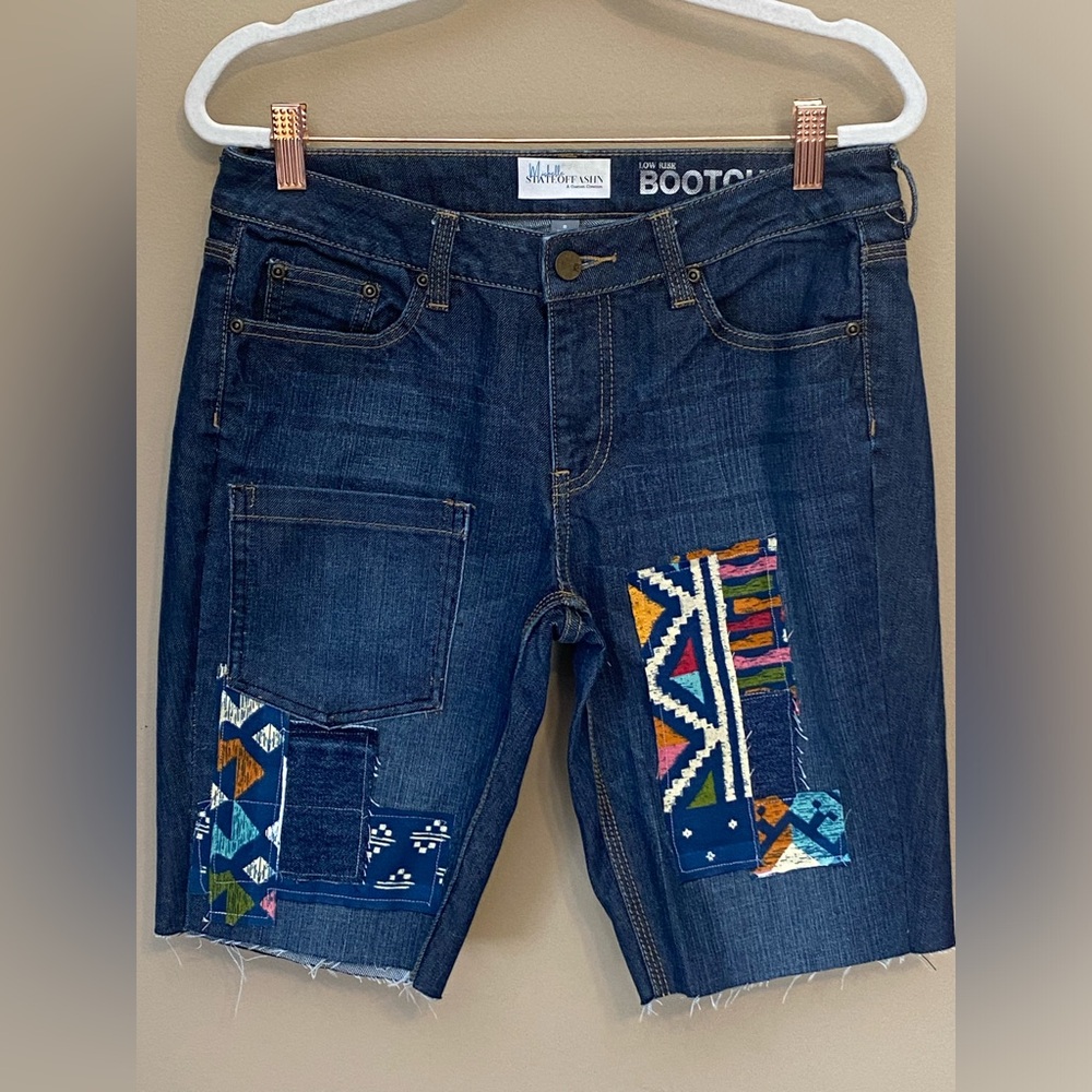 @STATEOFFASHN “Patch~Ready” custom Bermuda short - Picture 2 of 7